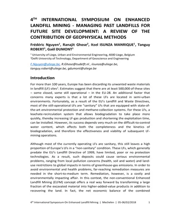 Más sobre 4º Simposio Internacional sobre Minería Mejorada de Vertederos: Gestión
